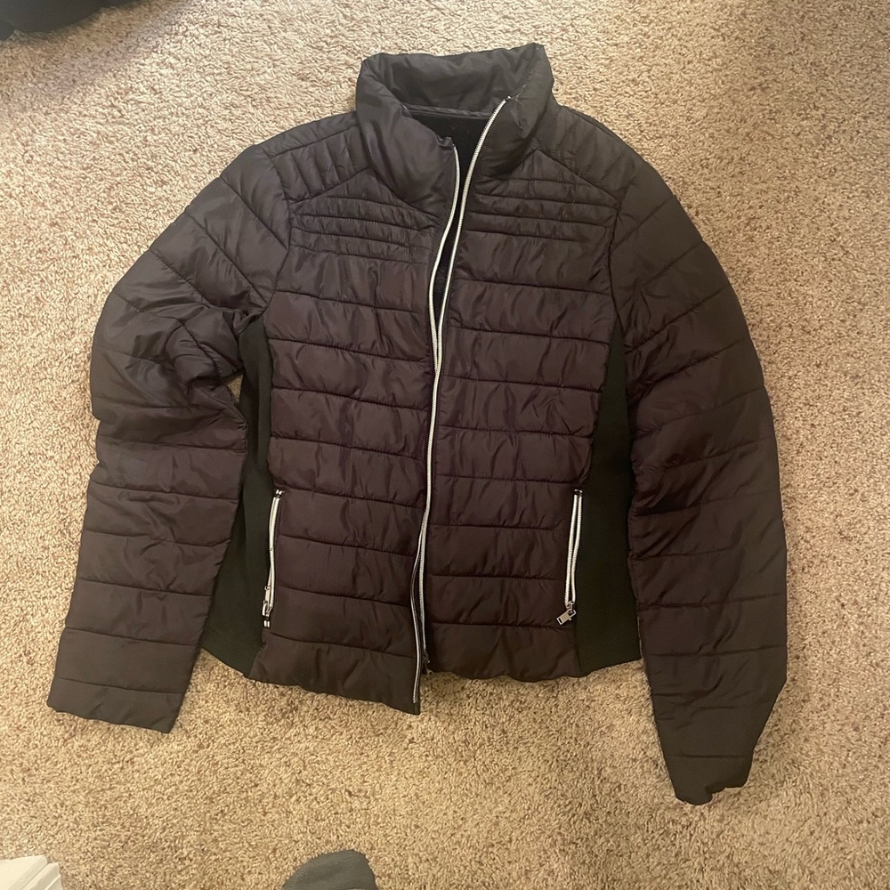 Ci Sono Women's Dark Brown Puffer Jacket